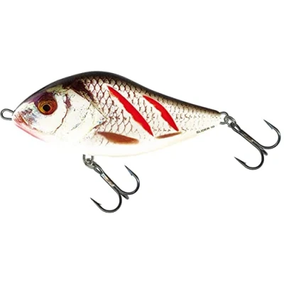 Image of Salmo Slider Floating Wounded Real Grey Shiner 10cm Lure