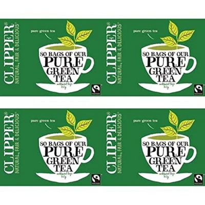 Image of (4 PACK) Clipper Pure Green Tea 80 Bag 4 PACK BUNDLE