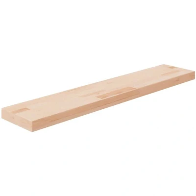 Image of vidaXL Shelf Board 100x20x4 cm Untreated Solid Wood Oak