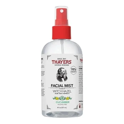 Image of Thayers Witch Hazel Gentle Facial Mist Cucumber Toner Lotion with Organic Aloe Vera 237ml