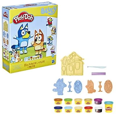 Image of Play Doh BLUEY MAKE N MASH COSTUMES, Small