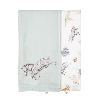 Image of Wrendale Designs Little Savannah&#039; African Animal Muslin Gift Set