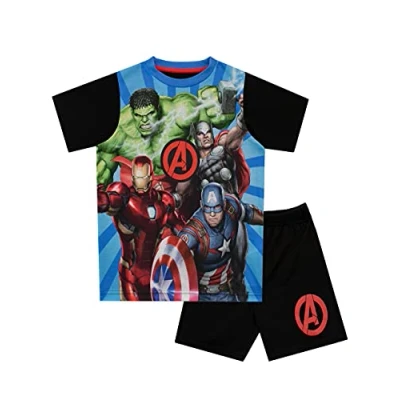 Image of Marvel Boys Avengers Pyjamas Blue Age 4 to 5 Years