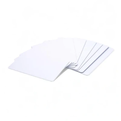 Image of ALG ID Cards Premium Blank White PVC Plastic (760 Micron, CR80) (10)