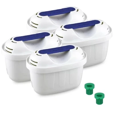 Image of SPARES2GO Water Filter Cartridge Compatible with Samsung Fridge Freezer (Pack of 4)
