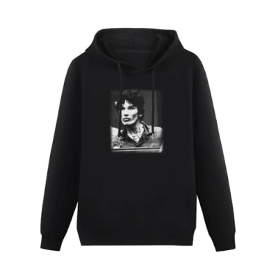 Image of CELeus 2688 Richard Ramirez The Nightstalker Serial Killer Hoodies Long Sleeve Pullover Loose Hoody Men Sweatershirt Size L Black