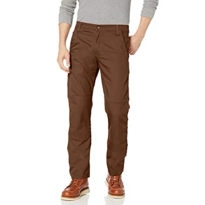 Image of Dickies Men&#039;s Tough Max Duck Double Knee Pant Work Utility, Stonewash Timber, 32W x 32L