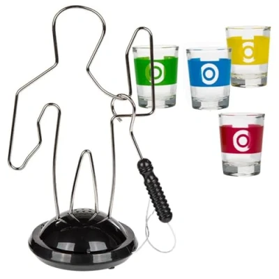 Image of Out of the Blue Drinking Game Glass, Transparent, 19 x 22.7 10 cm