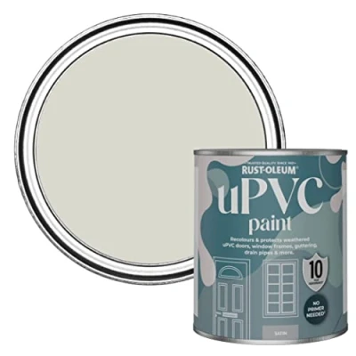Image of Rust Oleum Brown uPVC Door and Window Paint In Satin Finish Mocha 750ml