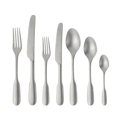 Image of English Fiddle Vintage, 42 Piece Cutlery Set for 6 People. Made from Stainless Steel. Dishwasher Safe.