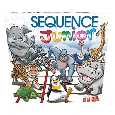 Image of Goliath Games Sequence Junior Classic Fun, Just For Kids! Family Strategy Game 2 or More Players, Ages 3+
