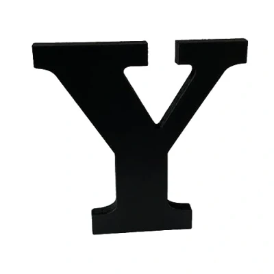 Image of Black Wooden MDF Letter Y Size 13cm Tall Free Standing Letters for Arts &amp; Crafts Personalized Name Decor