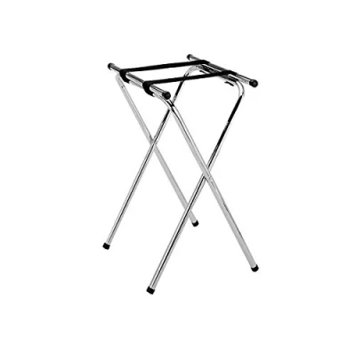 Image of Double Bar Chrome Plated Tray Stand