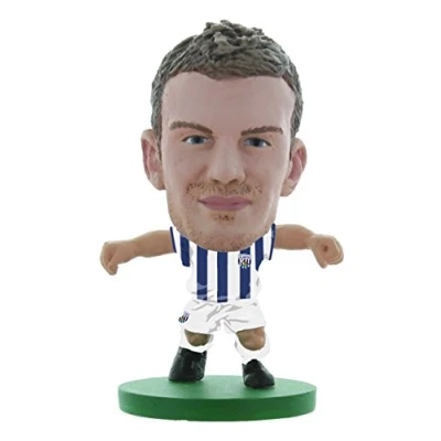 Image of SoccerStarz SOC757 Classic West Brom Chris Brunt Home Kit