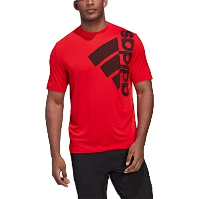 Image of adidas Men&#039;s T365 Bos Tee T Shirt, Bold Red, M
