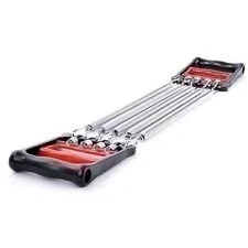 Image of Playwell Heavy Duty 5 Spring Chest Expander 20kg 100kg resistance