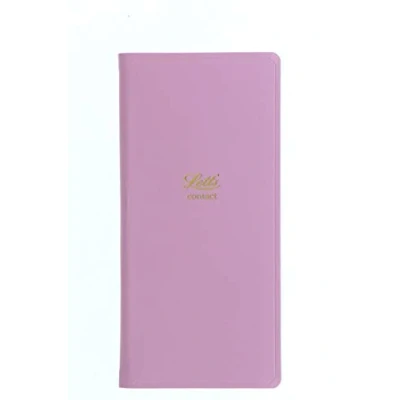 Image of Letts Icon Slim Pkt Address Book Pink