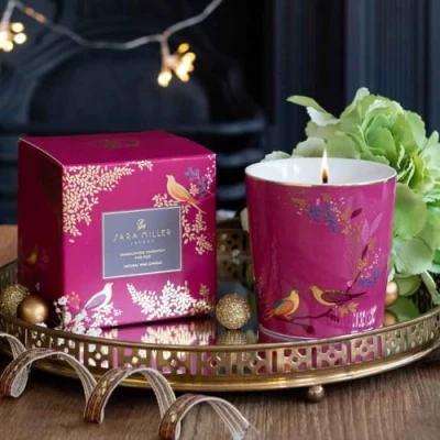 Image of Sara Miller Chelsea Collection Sandlewood, Cardamon and Oud Natural Wax Candle