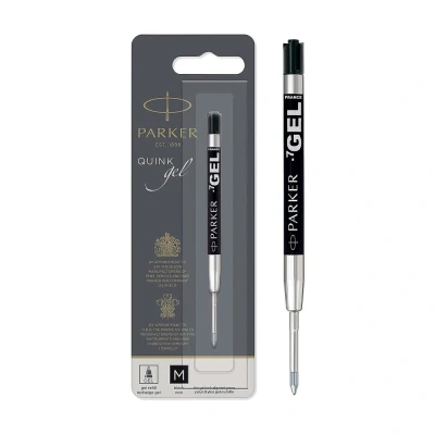 Image of Parker Quink Gel Ink Refill Medium Black (Single Refill)