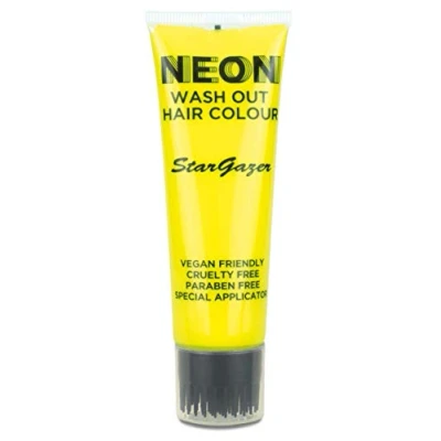 Image of Stargazer Neon UV Reactive Wash Out Hair Colour, Super Vibrant Yellow
