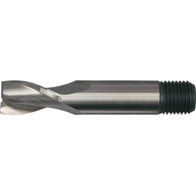 Image of Sherwood 1/8&quot; HSS Co 5% 2 Flute Threaded Shank Short Series Slot Drill