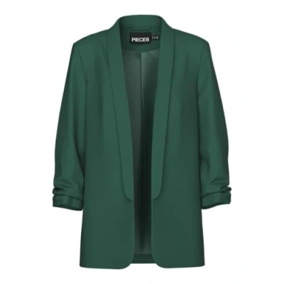 Image of PIECES Women&#039;s Pcbosella 3/4 Blazer Noos, Trekking Green, XL