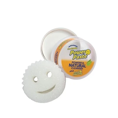 Image of Scrub Daddy Power Paste All Purpose Cleaner Oven Heavy Duty Cleaning Products for Kitchen Appliances, Cooker, Air Fryer, Induction Hob, Shower, Bath &amp; Sink Kit With Mommy Sponge