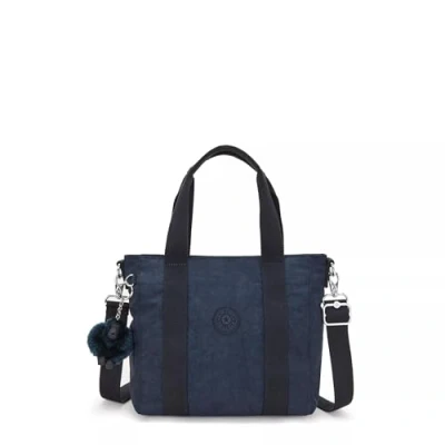 Image of Kipling Asseni Mini Tote Bag, Blue Bleu 2