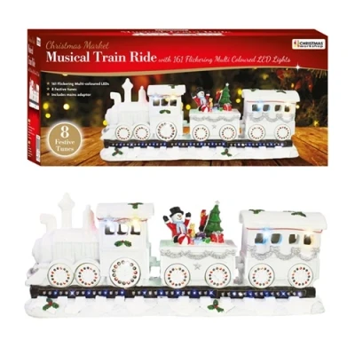 Image of Christmas Workshop Xmas Train with Flickering LED and Musicals