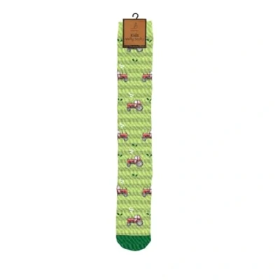 Image of Bartleby Childs Welly Socks Assorment Tractor Pattern