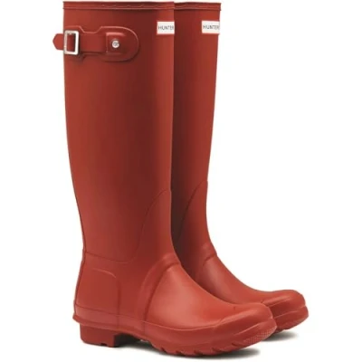 Image of Hunter Women&#039;s Original Tall Rain Boot Red 5