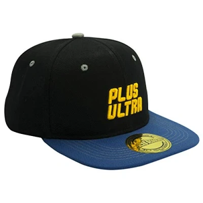 Image of ABYstyle My Hero Academia Plus Ultra Snapback Cap Black &amp; Blue