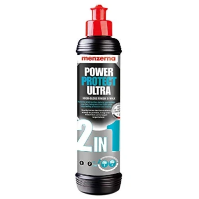 Image of menzerna Car Polish &amp; Wax Power Protect Ultra 2in1 with Carnauba I High Gloss Sealant Removes Minor Scratches Protects against Environmental Impacts Silicone Free 250ml
