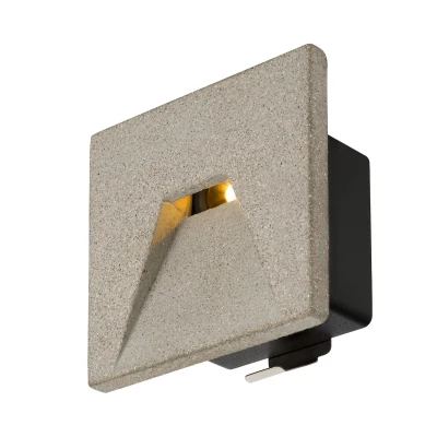 Image of SLV Concreto LED recessed wall light IP65, wide