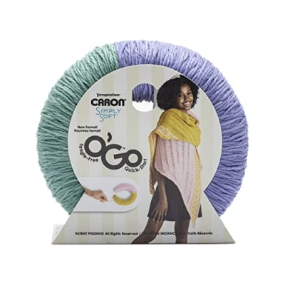 Image of Caron Simply Soft O&#039;Go 141g Aqua Mist Lavender Blue