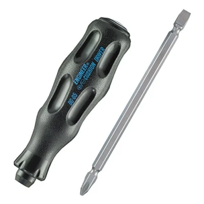 Image of 2 in 1 Screwdriver, Reversible Blade (Slotted &amp; Phillips) with Soft Cushioned Grip. ENGINEER DG 05