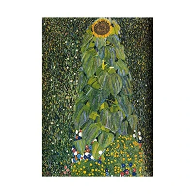Image of Wee Blue Coo Klimt Sunflower 1907 Old Master Painting Picture Wall Art Print