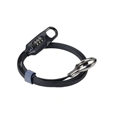 Image of BBB Cycling BBL 55 cyclelock LoopSafe Coil Cable, Black, 1200 mm