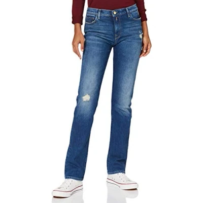 Image of REPLAY Women&#039;s JULYE Jeans, 009 Medium Blue, 27W / 28L