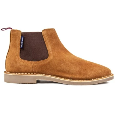 Image of Ben Sherman Mens Garcia Chelsea Boots Tan Suede Size UK 11
