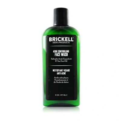 Image of Brickell Men&#039;s Acne Controlling Face Wash for Men, Natural and Organic to Cleanse Skin Eliminate Acne, Clears Breakouts, 2% Salicylic Acid, 177 ml