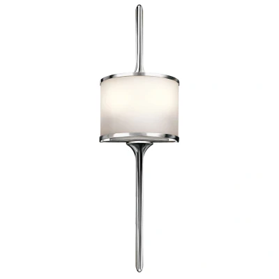 Image of Mona 2 Light Bathroom Wall Polished Chrome IP44, G9