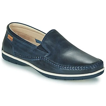 Image of Marbella Calfskin Leather Men&#039;s Slip on Shoes