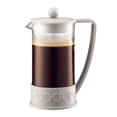 Image of BODUM Brazil 8 Cup French Press Coffee Maker, Off White, 1.0 l, 34 oz