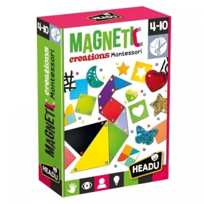 Image of HEADU Magnetic Creations Montessori make your own creations! Arts &amp; Crafts Ages 4 10 years