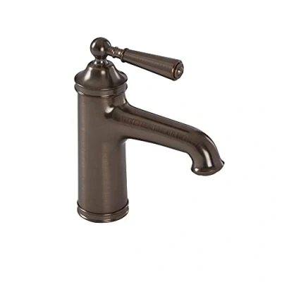 Image of Milano Charleston Traditional Mono Bathroom Basin Mixer Tap Lever Handle Oil Rubbed Bronze