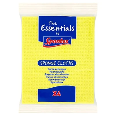 Image of SPONTEX Sponge Cloth 4PK