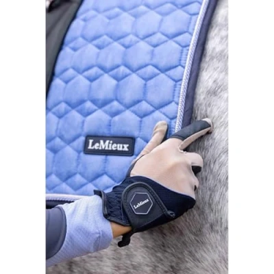 Image of LeMieux Esme Pro Mesh Gloves Navy Blue Small