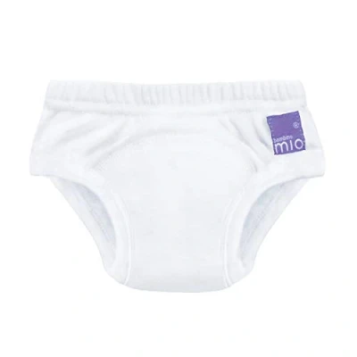 Image of Bambino Mio, Reusable Potty Training Pants for Boys and Girls, White, 3+ Years