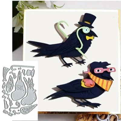 Image of Butterfly ECG Metal Die Cuts,Merry Christmas Squqre Frame Cutting Dies Cut Stencils DIY Scrapbooking Decorative Embossing Paper Party Wedding Card Making